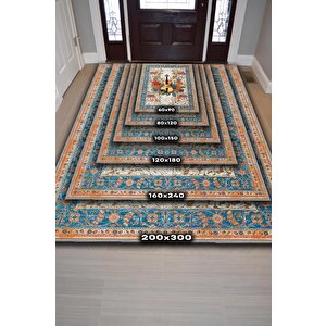 Homshtag Art Deco Keman Halısı,çiçekli Müzik Halısı,moden Yorumlu Vintage Salon Halısı,müzik Sınıfı Dekor Halısı