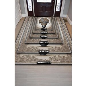 Homshtag Parlak Fikir Barok Tarzı Krem Renkli Orjinal Dekoratif Modern Home Office Halısı,ofis Dekorasyonu