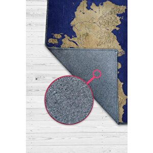 Homshtag Westeros,mavi Harita Desenli Modern,pamuklu Dokuma Tabanlı Yıkanabilir Renkli Game Of Thrones Film Sever Halısı