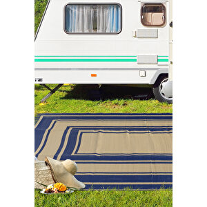 Savana Xl Plaj Kamp Karavan Piknik Bahçe Halısı Balkon Teras Hasır Mat Savan Halı 240x330