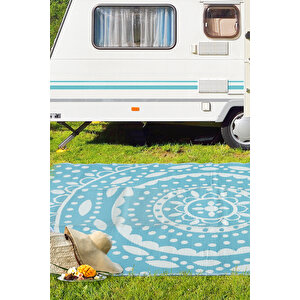 Savana Xl Plaj Kamp Karavan Piknik Bahçe Halısı Balkon Teras Hasır Mat Savan Halı 240x330