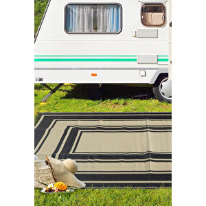 Savana Xl Plaj Kamp Karavan Piknik Bahçe Halısı Balkon Teras Hasır Mat Savan Halı 240x330