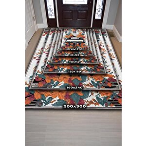 Homshtag Art Deco Piyano Halısı,piyano Önü Halısı Çiçekli Müzik Halısı,çocuklara Piyanoyu Sevdiren Halı,sanat Halısı