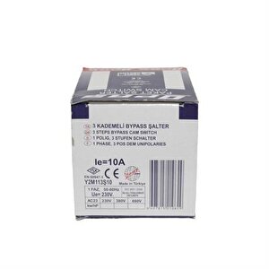 1x10a 3 Kademeli Bypass Pako Şalteri