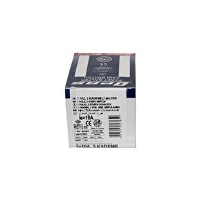 1x10a 2 Kademeli Kilitli Pako Şalter
