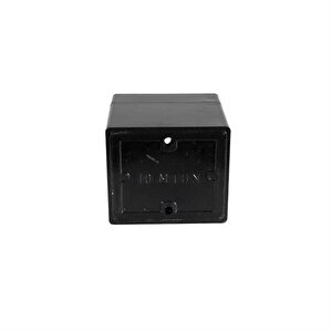 65x75x70 Ip 54 Mini Tip Siyah Şalter Kutusu