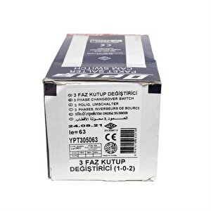 3x63a 1-0-2 Kutup Değiştirici Pako Şalter