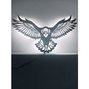 Kartal Led Işıklı Duvar Dekoru Tablo