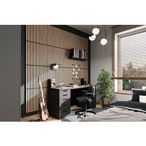 Wi̇nflex Mi̇ni̇ Eko Akusti̇k Ahşap Panel  Savana Meşe - 60x60cm