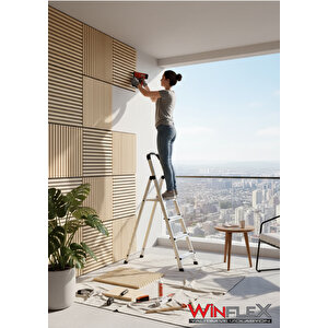 Wi̇nflex Mi̇ni̇ Eko Akusti̇k Ahşap Panel  Safi̇r Meşe - 60x60cm