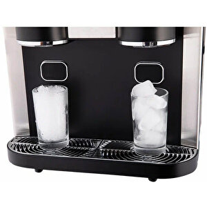 Yasomi Coolmaster Zbs15 3in1 Küp & Kırılmış Buz, Soğuk Su Lcd Dokunmatik Inox Gövde 2l Tanklı Buz Makinesi