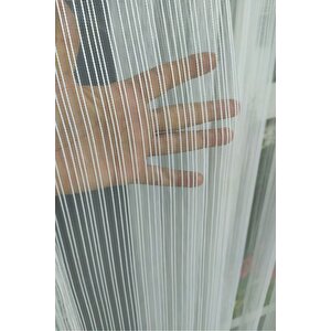 Lüks Zincir Desenli Çizgili Gramajlı Ütü İstemez Kırışmaz Sık Pile (en X Boy) 180x200 cm