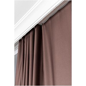 Kahverengi,blackout,güneşlik,güneş Geçirmez,ütü Istemez,1.kalite,karartma,ışık Geçirmez 550x250 cm