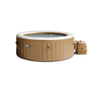 İNTEX 4-PERSON SAHARA TAN ROUND BUBLE SPA SET 28426EX