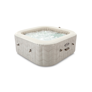 4-person Greywood Deluxe Round Bubble Spa Set