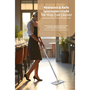 Easy Mop Pratik Temizlik Sistemi + 3 Paket Temizleme Havlusu 120 Yaprak
