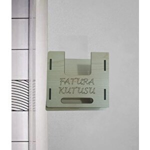 Fatura Bi̇ldi̇ri̇m Kutusu Ahşap Mdf Apartman Dai̇re Ortak Alan