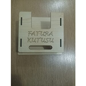 Fatura Bi̇ldi̇ri̇m Kutusu Ahşap Mdf Apartman Dai̇re Ortak Alan
