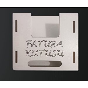 Fatura Bi̇ldi̇ri̇m Kutusu Ahşap Mdf Apartman Dai̇re Ortak Alan