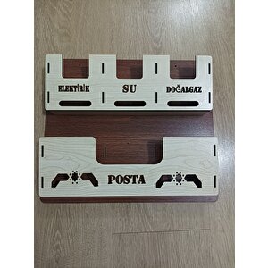 Apartman Ortak Alan Posta Fatura Kutusu Ahşap Mdf