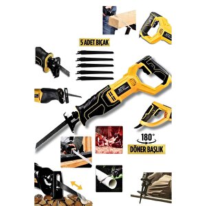 5 Bıçaklı Bakır Sargılı Motor Ahşap Metal Kemik Kesme Makinesi Tilki Kuyruğu
