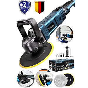 Kimmer 6 Kademeli Devir Ayarlı 1300 Watt Zımpara Cila Seti