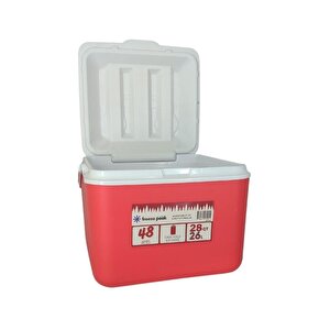 Adventure 28 Qt Soğutucu Buzluk 26 Litre Kırmızı