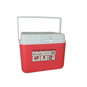 Adventure 28 Qt Soğutucu Buzluk 26 Litre Kırmızı