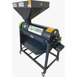 Yeşil Bsm500 220v 500 Kg/s Sabit Devirli Badem Soyma Makinası