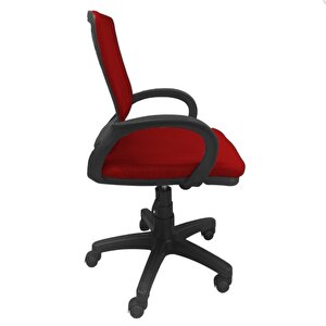 Comfy Çalışma Sandalyesi Ofis Koltuğu Kırmızı