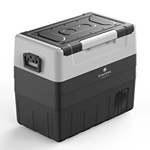 Eva55at 12/24v 55 Litre Tek Kapak Çift Ekran Kompresörlü Oto Buzdolabı
