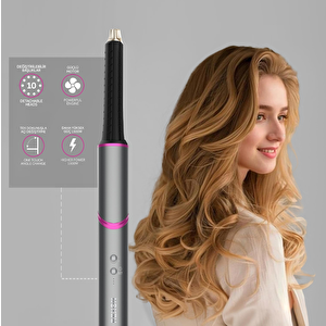 Flex Hot Air Brush/pembe-gri