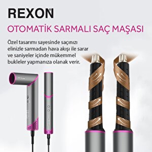 REXON FLEX HOT AIR BRUSH/Mavi-Sarı