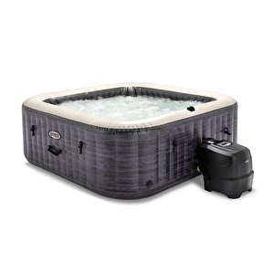 6-person Greystone Deluxe Square Bubble Spa Set