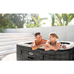 6-person Greystone Deluxe Square Bubble Spa Set