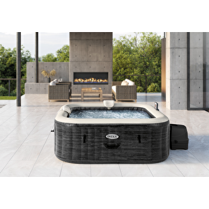 6-person Greystone Deluxe Square Bubble Spa Set