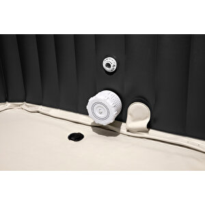 6-person Greystone Deluxe Square Bubble Spa Set
