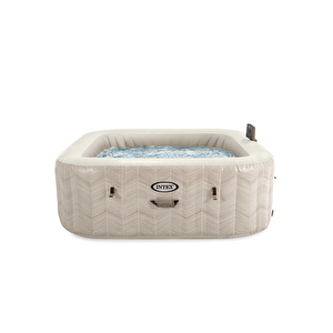 6-person Chevron Deluxe Square Bubble Spa Set