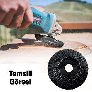 Ahşap Törpüleme Oyma Eğe Diski Ahşap Kesici Kesme 115 Mm Oyuk Açma Testeresi Taşlama Makine Uyumlu