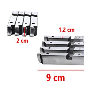 Diş Açıcı Euromax Ex75011 Ex75013 Ex75015 Pafta Tarak Yedek Diş Açma Tarağı Metal 1/2" - 3/4"