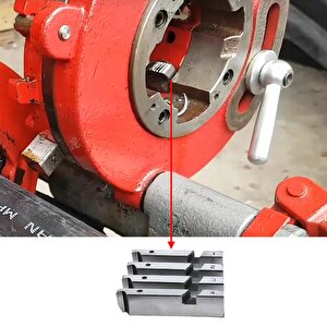 Diş Açıcı Euromax Ex75011 Ex75013 Ex75015 Pafta Tarak Yedek Diş Açma Tarağı Metal 1/2" - 3/4"