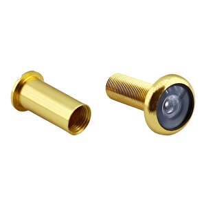 Kapaksız Kapı Dürbünü Çelik Kapı Gold 35-50 Mm Ayarlanabilir Çap 14 Mm