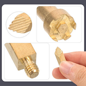 Elektrikli Ahşap Yakma Havyası Lehimi 30 W Kalem Oyma Gravür Seti Pyrography Metal Uç 21 Parça