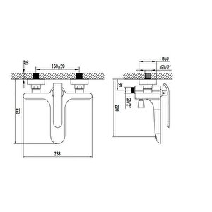 Bl2511-b Bloom Beyaz Banyo Bataryasi