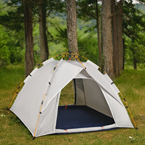 Bysay Tam Otomati̇k 4 Ki̇şi̇li̇k Tenteli̇ Kamp Çadiri 200x200x135 Cm