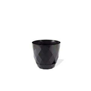 Krs-455 Yakamoz Tabaklı Plastik Saksı Takımı 9.2 Litre No 5 Antrasit