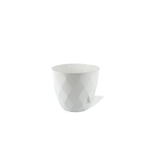 Krs-456 Yakamoz Tabaklı Plastik Saksı Takımı 15 Litre No 6 Beyaz