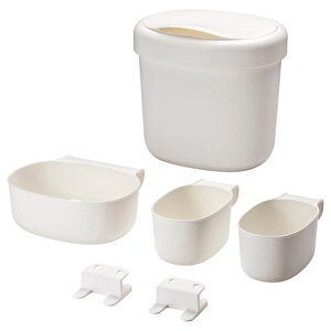 4 Parça Bebek Alt Değiştirme Kapları, Ikea Beyaz Bebek Bakım Ürünleri