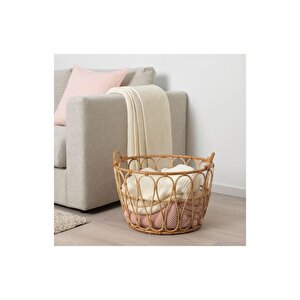 Snıdad, Sepet 54x39 Cm, Rattan Meridyendukkan Ev Dekorasyonu