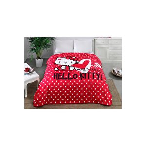 Hello Kitty Lisanslı Çi̇ft Ki̇şi̇li̇k Battaniye